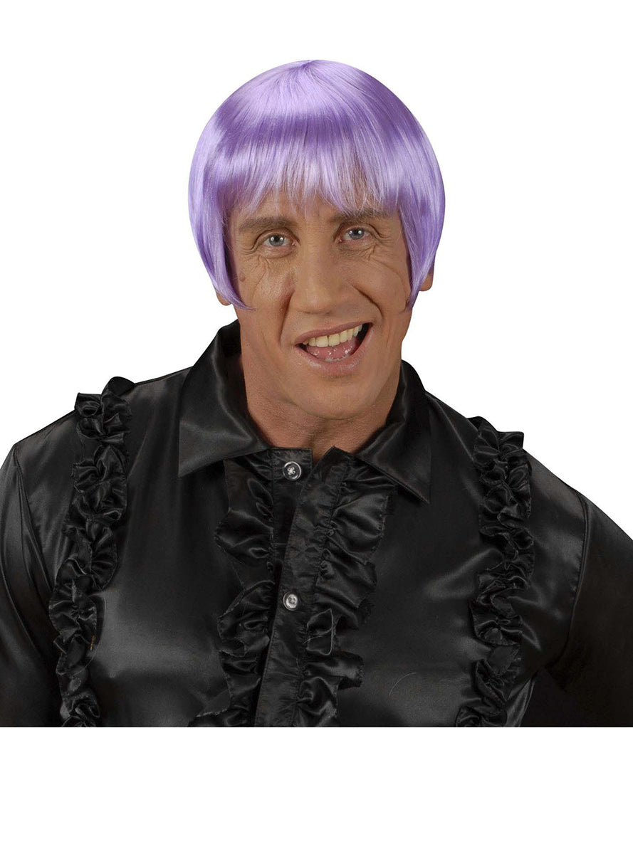 Perruque rave lilas