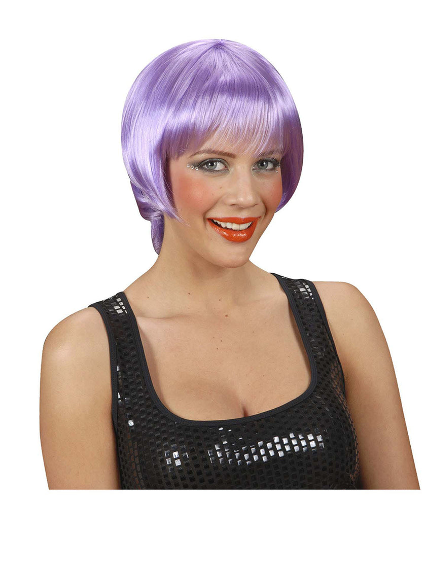 Perruque rave lilas
