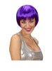 Perruque rave violette