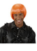 Perruque rave orange fluo