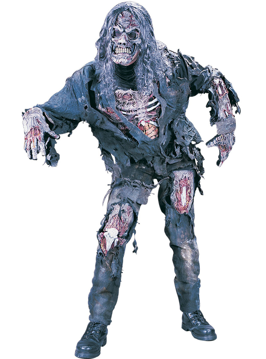 Déguisement zombie affamé 3D homme