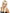 Perruque glamour blonde avec frange