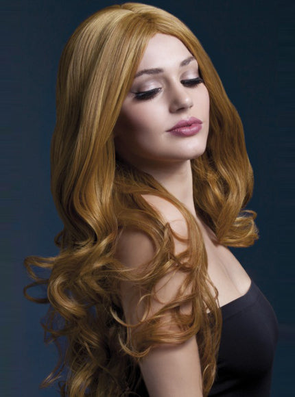 Perruque Rhianne acajou