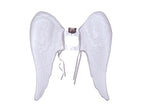ailes d''ange géantes en plastique blanc 82x75cm
