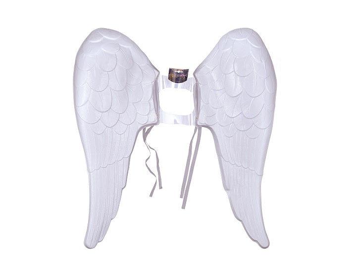 ailes d''ange géantes en plastique blanc 82x75cm