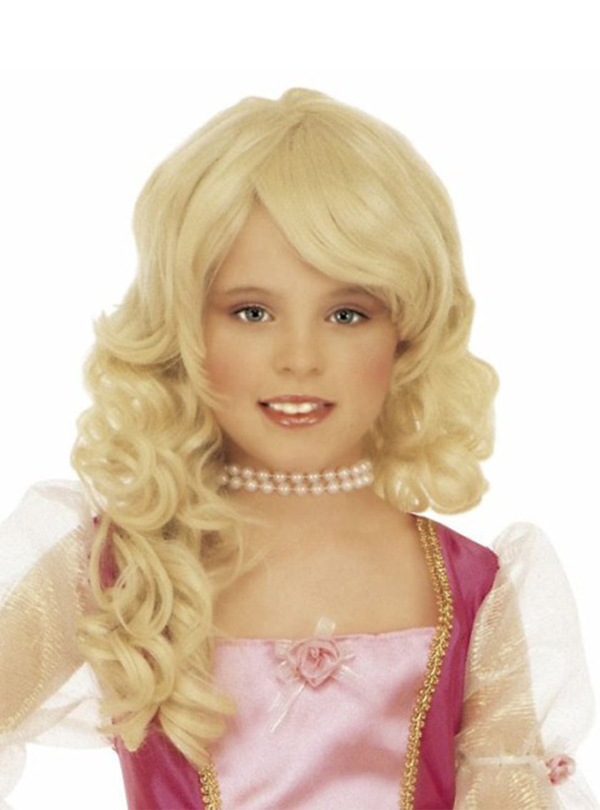 Perruque blonde glamour fille