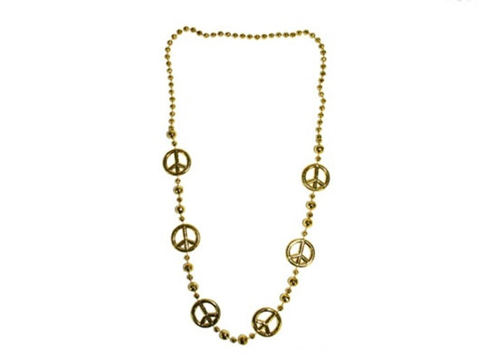 collier peace doré 100cm