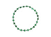 collier avec motifs trèfles saint patrick vert