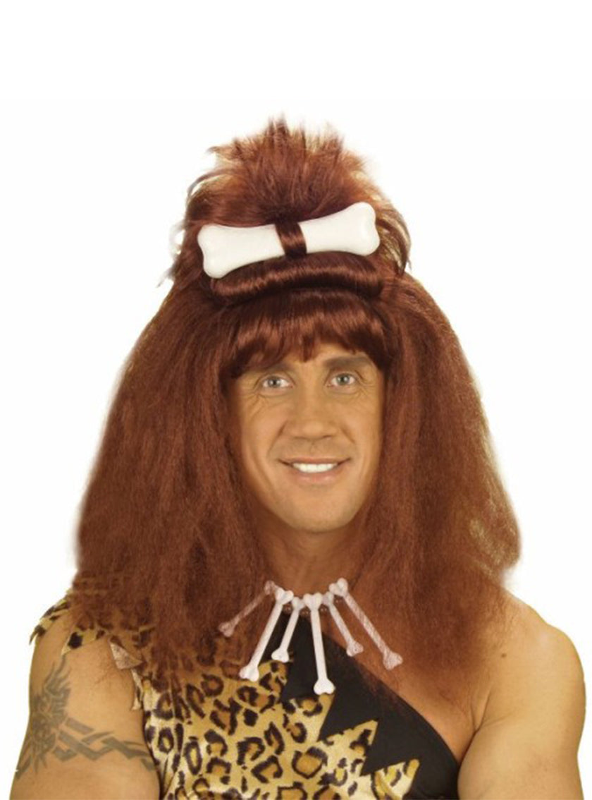 Perruque troglodyte avec os