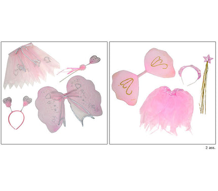 kit d'accessoires de déguisement de fée 4pcs enfant mix