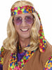 Perruque hippie blonde homme