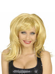 Perruque blonde décoiffée