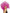 Perruque rose volume XXL