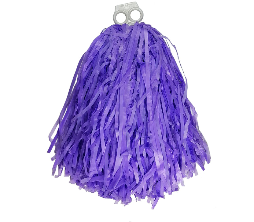 paire de pompons avec anneaux violet 110gr