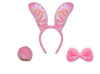 set de déguisement lapin bunny''s rose 3pcs