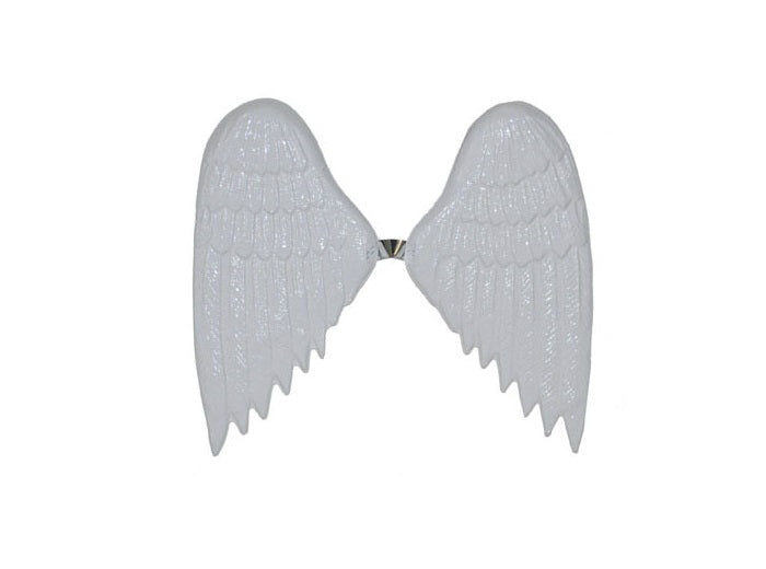 ailes d''ange en plastique blanc 42cm