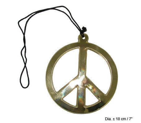 collier peace & love 18cm