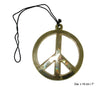 collier peace & love 18cm