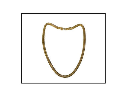 collier métallique chaînette or 55cm