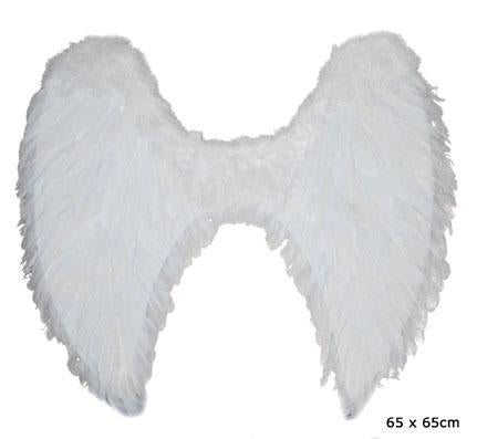 ailes d''ange plumes moyenne blanc new 60cm