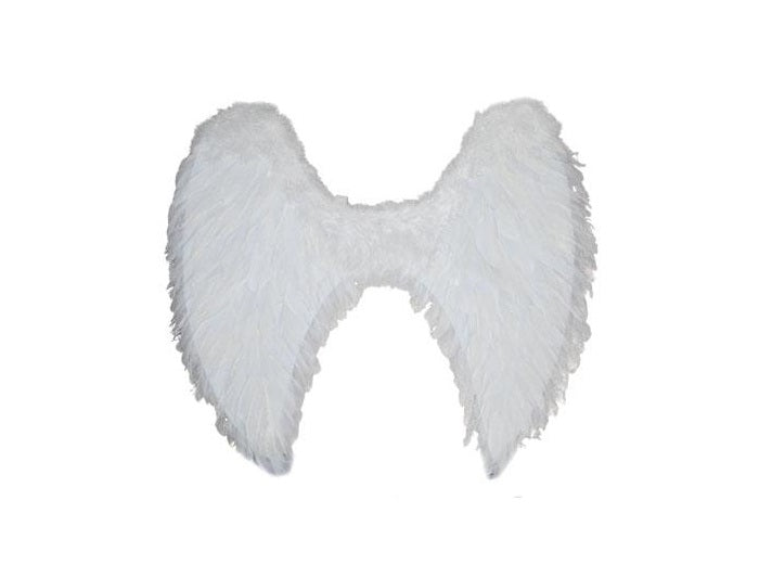 ailes d''ange plumes moyenne blanc new 60cm
