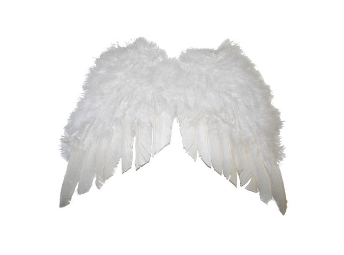 ailes d''ange plumes petite blanc 40cm