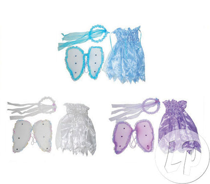 kit d''accessoires de déguisement de fée 3pcs enfant mix