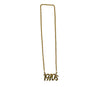 collier métallique doré 1970''s
