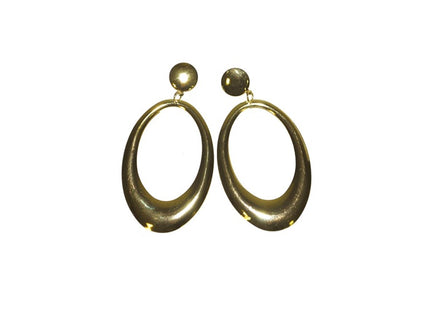 paire de boucles d''oreilles or 8cm