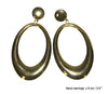 boucles d''oreilles dorï‰e 8cm