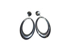 paire de boucles d''oreilles argent 8cm