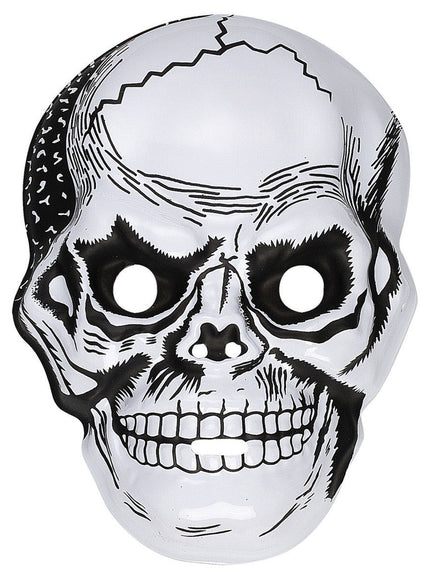 Masque tête de mort plastique homme