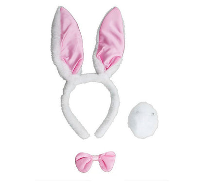 kit de déguisement de lapin bunny''s rose brillant 3 pièces