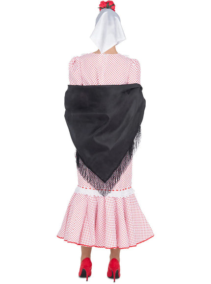 Déguisement madrilène blanc femme