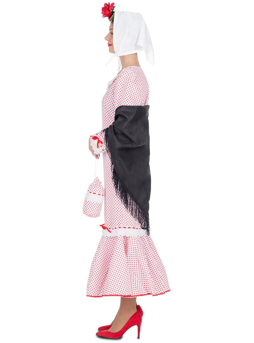 Déguisement madrilène blanc femme