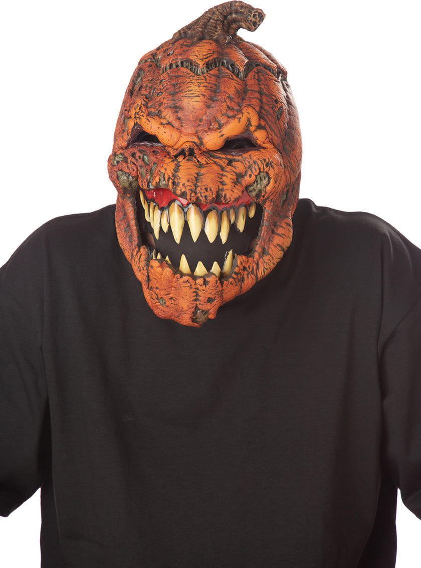 Masque de citrouille malveillante ani-motion adulte