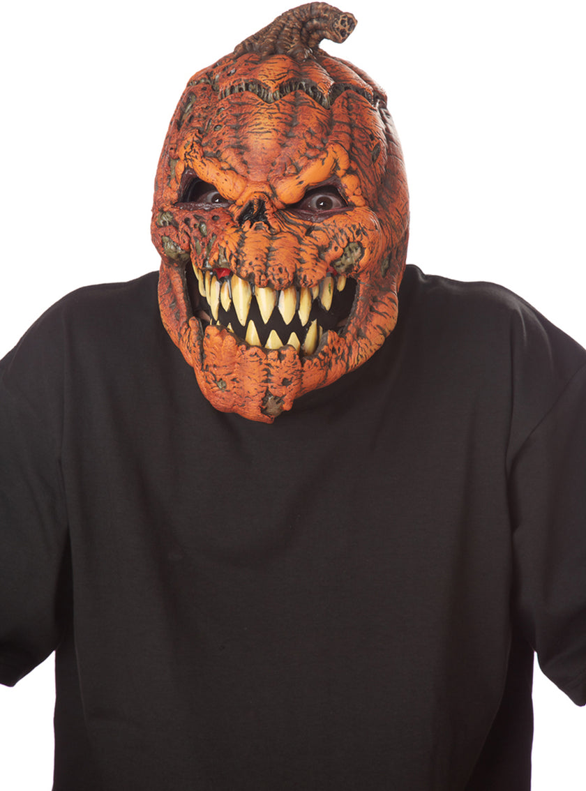 Masque de citrouille malveillante ani-motion adulte