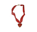 collier coeur motif cerf oktoberfest
