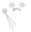 set accessoires d''ange blanc 2pcs