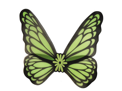 ailes de papillon fluo vert 76cm