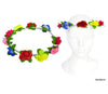 couronne de fleurs multicolores