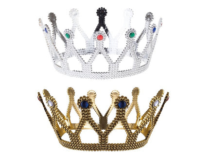 couronne avec fausses pierres mix 8cm