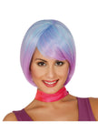 Perruque psychédélique courte femme