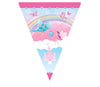guirlande 10 fanions motif princesse 5m