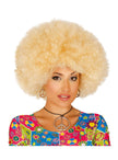 Perruque afro blonde