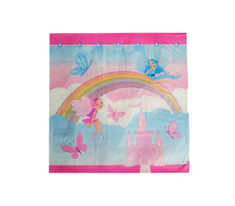 fée lot de 20 serviettes en papier