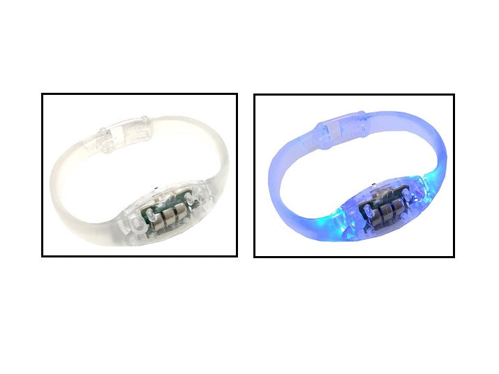 bracelet fin lumineux led rgb sound control mix