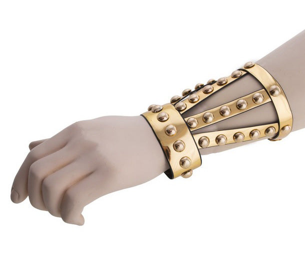 bracelet clouté or adulte