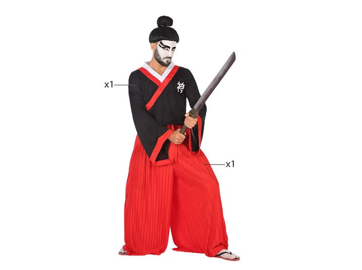 déguisement de japonais 2pcs homme taille xl
