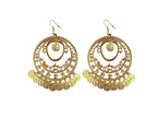 paire de boucles d''oreilles orientales or adulte 10cm